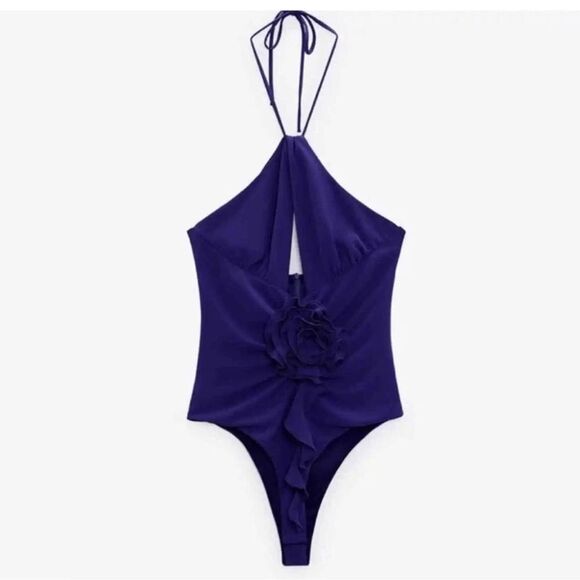 Zara Purple Bodysuit(Size Small) - Picture 2 of 5